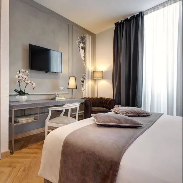 غرفة اقتصادية بسرير مزدوج، Dharma Luxury Hotel & Spa 3/3