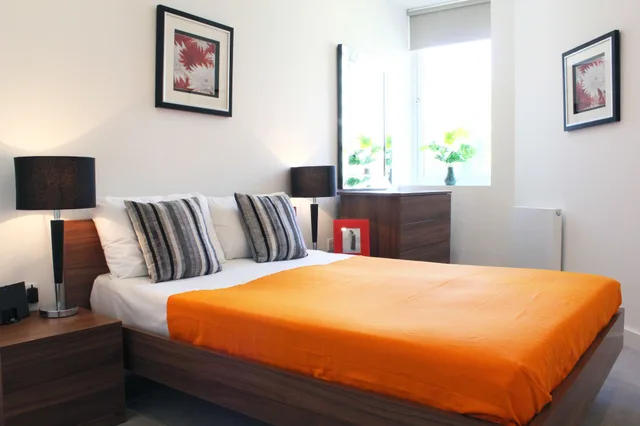 شقة بسريرين مزدوجين بغرفتي نوم مع أريكة، Shoreditch Apartments 1/4
