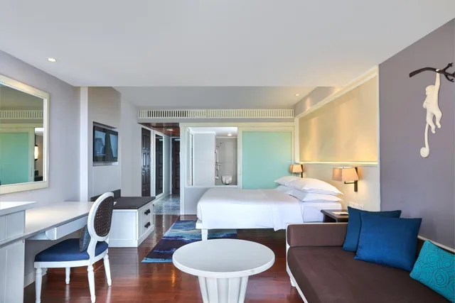 غرفة ديلوكس كبيرة بسرير كينج بشرفة، SHERATON SAMUI RESORT 2/3