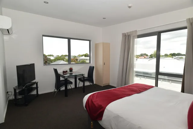استوديو فاخر بإطلالة على المدينة، Bealey Plaza Motel 1/3