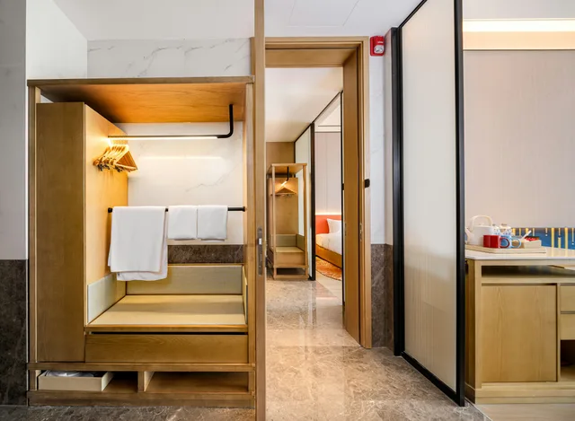غرفة بسرير كينج لذوي الإعاقة، Hilton Garden Inn Fenyang Yulongwan 9/9