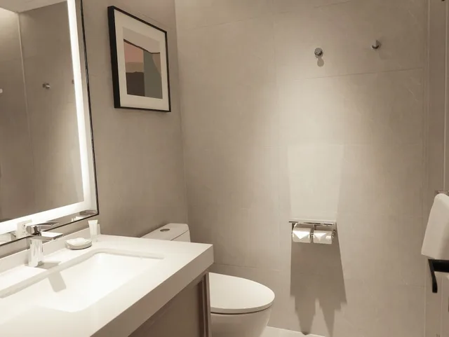 غرفة ديلوكس بسريرين منفصلين مع أريكة، Hyatt Place Nanjing Xuanwu 3/4