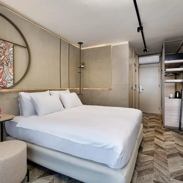 غرفة بسرير مزدوج أو سريرين منفصلين بشرفة، Alanya Buyuk Hotel 3/10