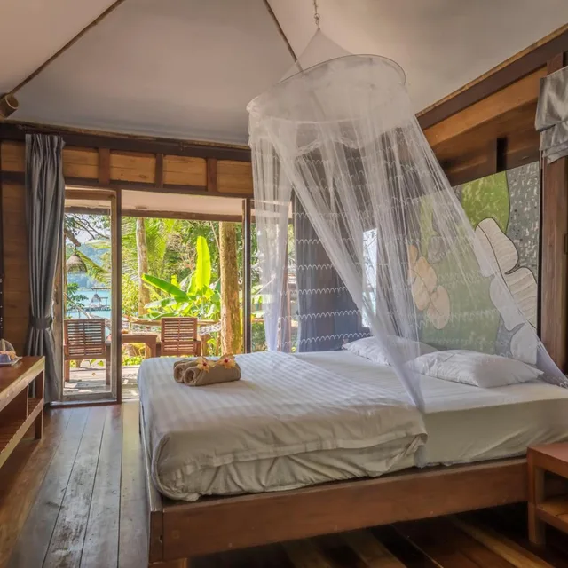 بنغل بإطلالة على البحر، Koh Kood Resort 9/10