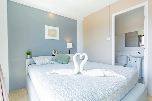 غرفة اقتصادية بسرير مزدوج، The Beach Cha Am Guest House 1/1