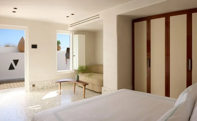 غرفة بريميوم بسرير كينج، Nammos Hotel Mykonos & Villas 4/9