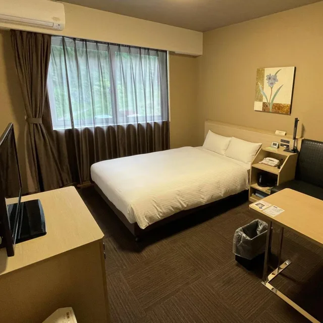 غرفة صغيرة مزدوجة في الملحق، Hotel Route-Inn Miyako 3/7