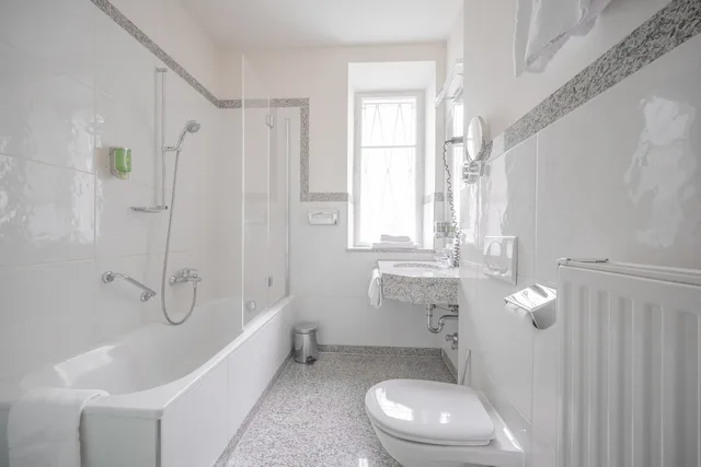 جناح بسرير مزدوج بغرفتي نوم مع أريكة، Villa Ceconi By Das Grune Hotel Zur Post - 100 Bio 10/10