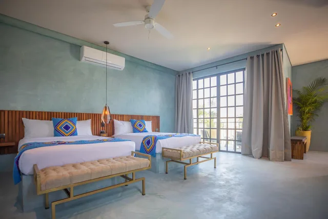 Room, Twin Beds, Balcony, Turquoise Tulum Hotel 2/5