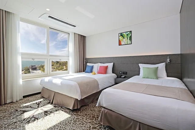 Sky, Suite, 1 Double and 1 Single Bed, Ocean View, Air Sky Hotel Incheon 1/3