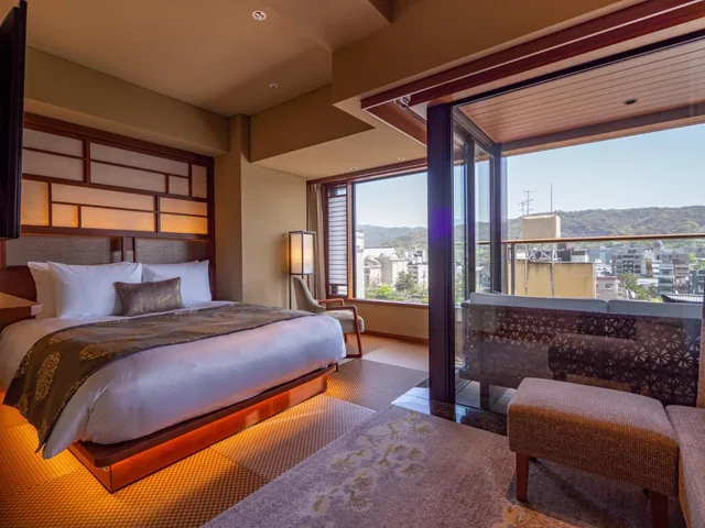 غرفة بريميوم بسرير مزدوج، Soraniwa Terrace Kyoto Bettei 1/6