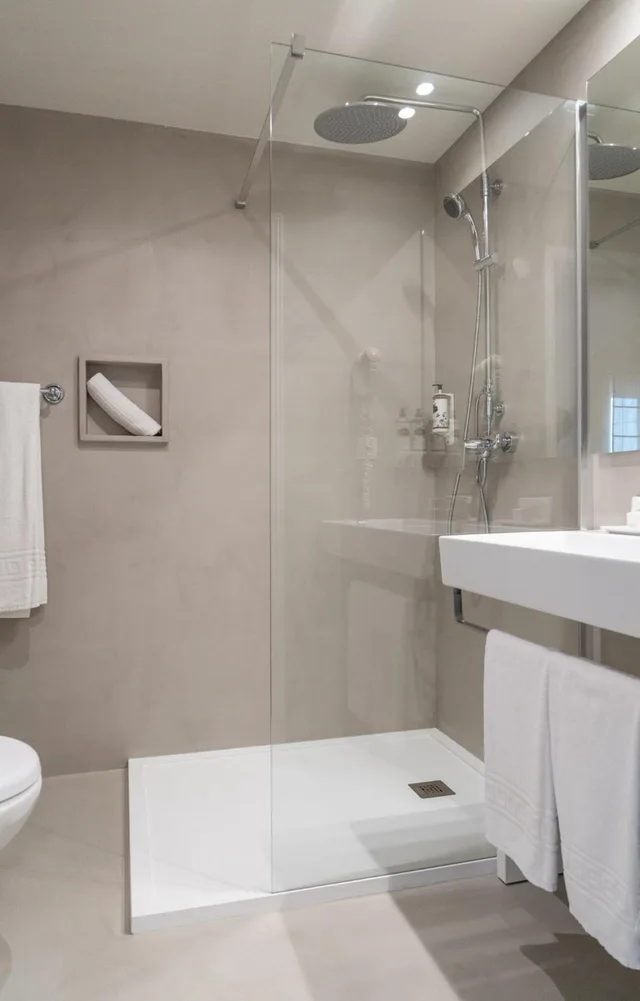 شقة بسريرين منفصلين بغرفة نوم واحدة مع أريكة، Costa Doiro Ambiance Village Apartment 2/2