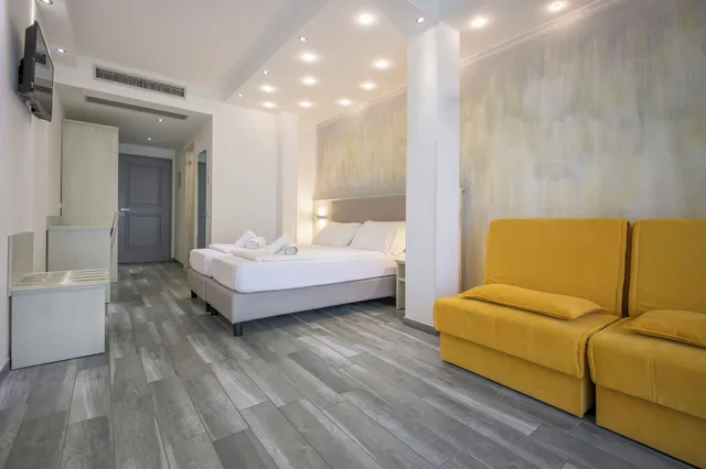 غرفة سوبيريور بسريرين منفصلين بإطلالة على الحديقة، Villa Paradiso Suite 2/3