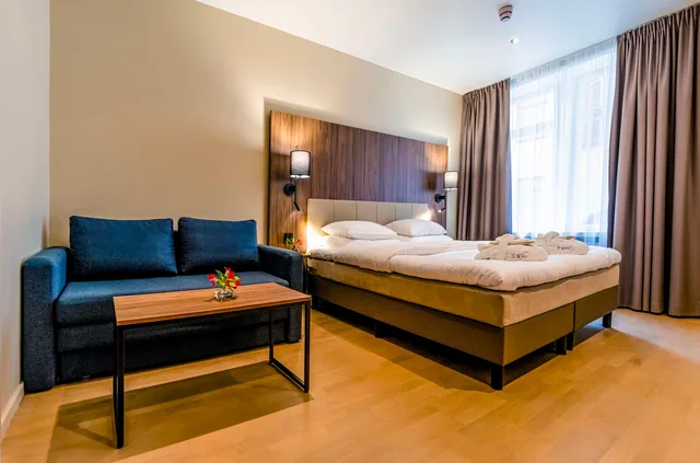 غرفة عائلية بسرير كينج مع أريكة، Best Western Hotel Karlaplan 3/4