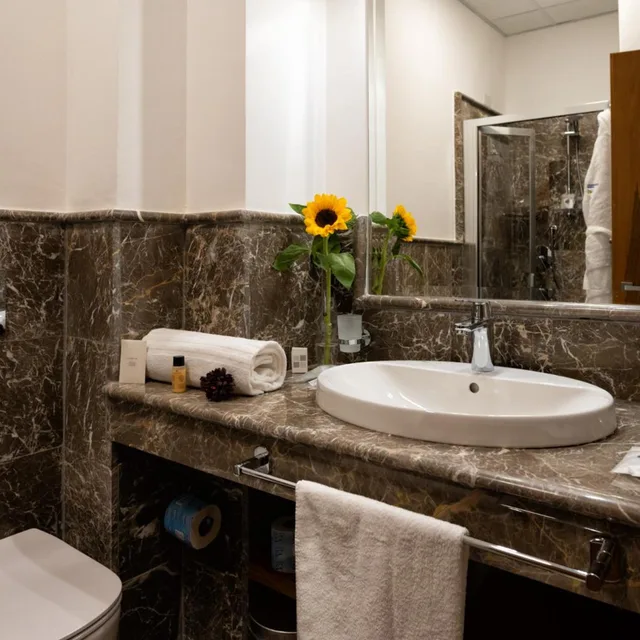 غرفة بسرير مزدوج أو سريرين منفصلين، Taormina Park Hotel 6/10