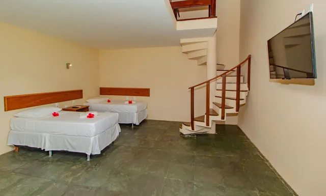 دوبلكس ديلوكس فاخر بسرير مزدوج وسريرين منفصلين، Village Paraíso Tropical 4/10