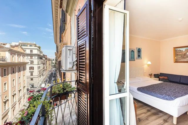 غرفة ثلاثية بسرير مزدوج مع أريكة، Rome To Stay 5/7