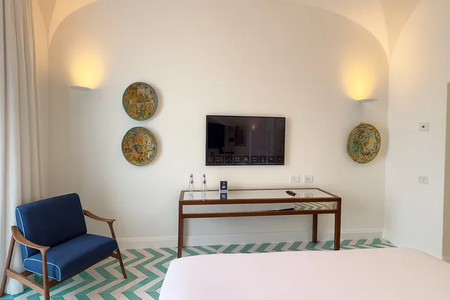 غرفة بإطلالة على البحر، Grand Hotel Europa Palace 7/10