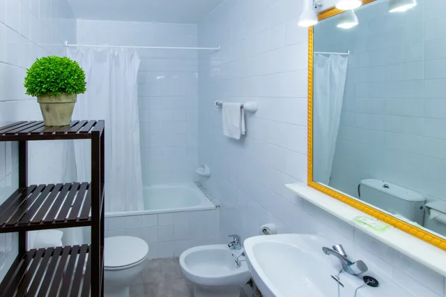شقة بسرير مزدوج وسريرين منفصلين بغرفتي نوم، San Pedro Apartments 9/10