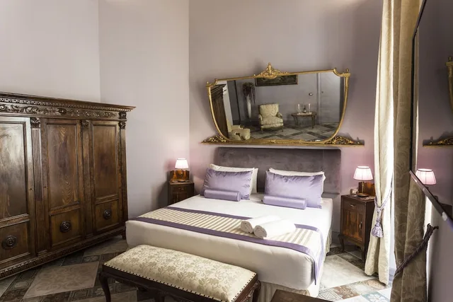 جناح ديلوكس بسرير كوين بإطلالة على المدينة، Navona Grand Suite 1/2