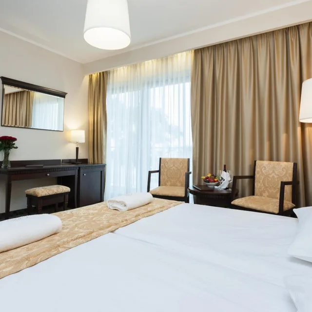 غرفة سوبيريور بسرير مزدوج أو سريرين منفصلين بإطلالة على البحر، Hotel Lambert Medical Spa 1/10