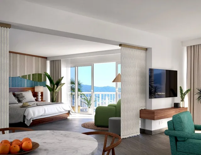 Royal, Suite, King Bed, Partial Ocean View, Hotel Amares Acapulco 5/10