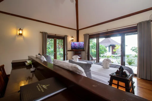 فيلا ديلوكس عائلية بسرير كوين وسرير فردي، KOH MOOK SIVALAI BEACH RESORT 4/4