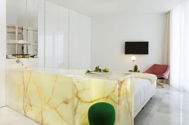 Superior, Double Bed, Lateral Side Sea View, Balcony، Hotel Aromar 5/10