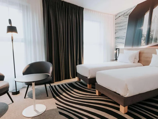 غرفة سوبيريور بسريرين منفصلين لذوي الإعاقة، Novotel Angers Centre Gare 2/6