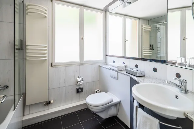 غرفة كلاسيكية بسريرين منفصلين، Hotel Seeburg Luzern 9/10