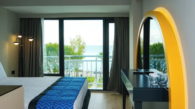 غرفة بسرير مزدوج بإطلالة على البحر، Sea City Devran Hotel & Spa 2/4