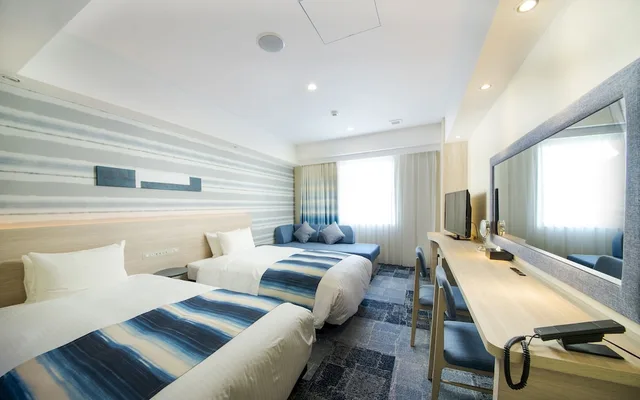 غرفة سوبيريور بسريرين منفصلين مع أريكة، Hotel Torifito Naha Asahibashi 7/10