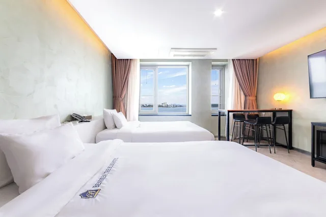 Super, Deluxe, 2 Double Beds, Ocean View، Benikea The Bliss Hotel 1/8