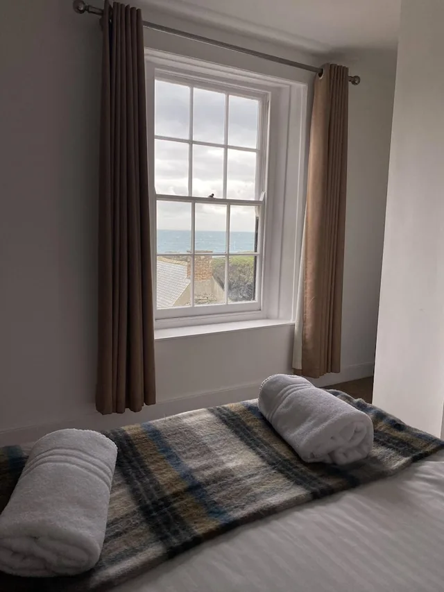 غرفة قياسية بسرير مزدوج بإطلالة على البحر بحمام مشترك، Cadgwith Cove Inn 1/4