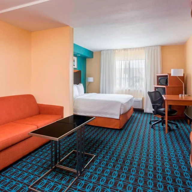 استوديو بسرير كينج مع أريكة، Fairfield Inn And Suites Corpus Christi 2/4