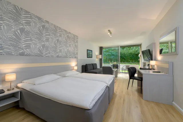غرفة كومفورت بسرير مزدوج بحوض استحمام، Hotel Des Nordens 2/2