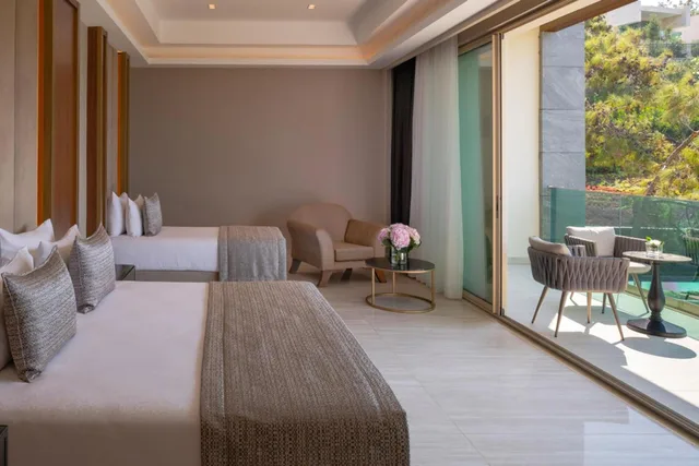 غرفة ديلوكس ركنية بسرير كوين، Vogue Hotel Supreme Bodrum 2/2