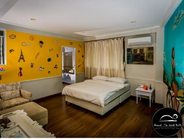 French, Standard, Double Bed، Around The World Bed and Breakfast - Hostel 3/3