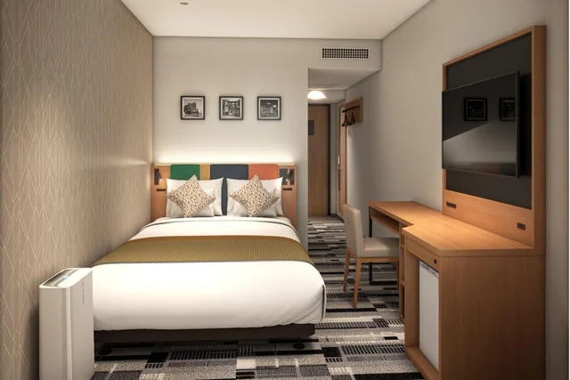 Renovated, Standard, Double Bed، Hotel Mystays Fukuoka Tenjin Minami 6/9
