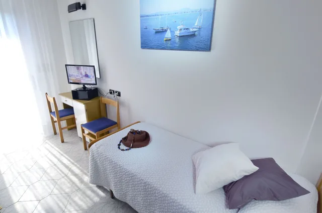 غرفة اقتصادية بشرفة مفردة بسرير فردي، Hotel Maestri 1/8