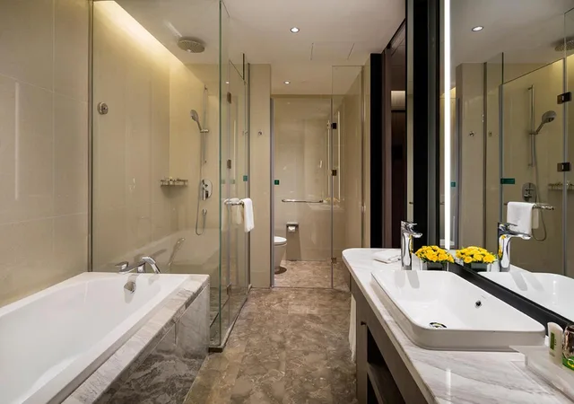 غرفة بريميوم بسرير فردي، Holiday Inn Xining Hot-Spring 4/4