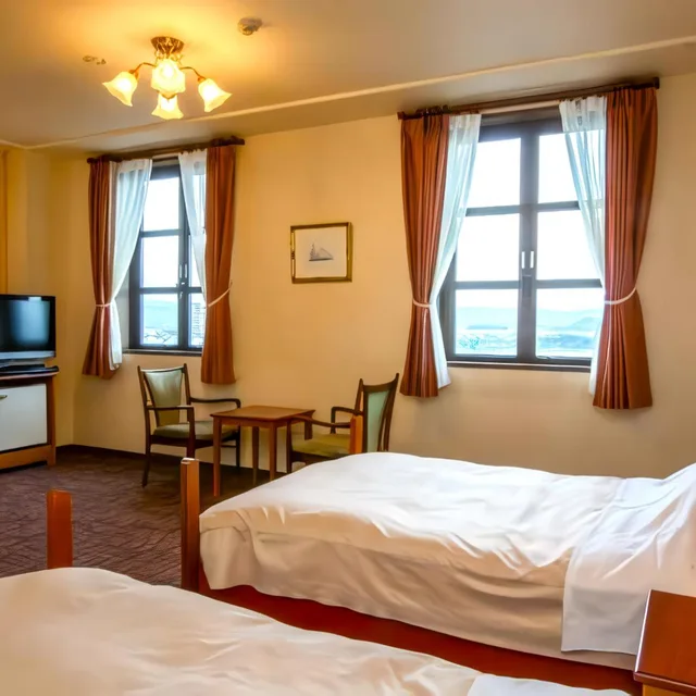 غرفة قياسية بسريرين منفصلين، Kitabiwako Hotel Grazie 2/3