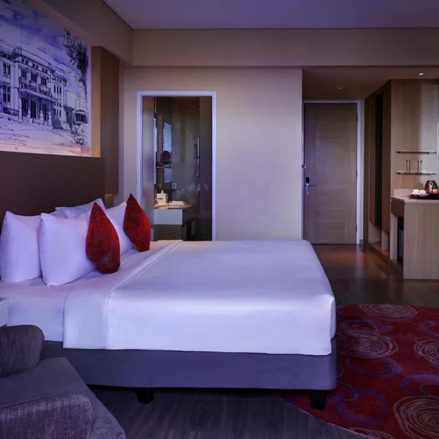 غرفة ديلوكس بإطلالة على المسبح، Grand Mercure Bandung Setiabudi 2/9