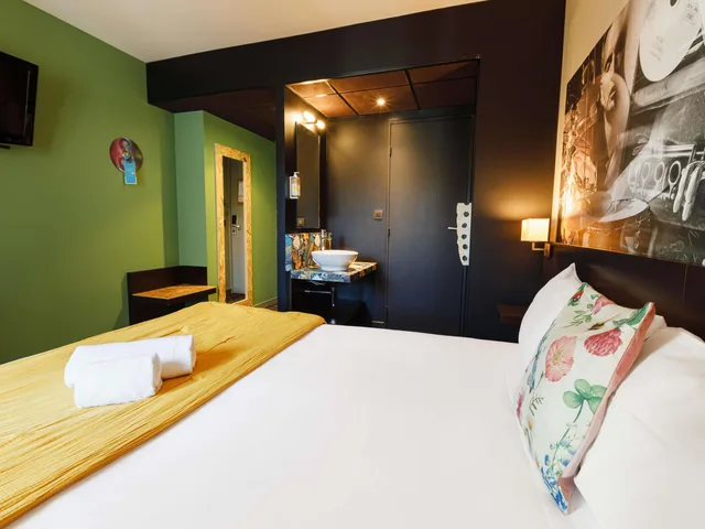 غرفة بسرير مزدوج، Greet hotel Lyon Confluence 4/8