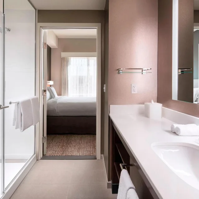 جناح بسرير كينج بغرفتي نوم، Residence Inn Redwood City San Carlos 3/4