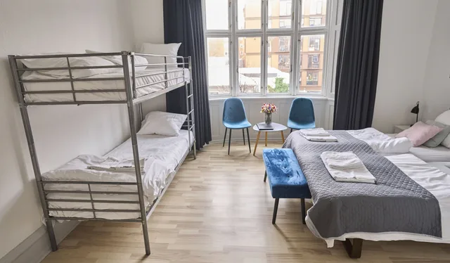 غرفة عائلية رباعية بغرفة نوم واحدة، Hotel Amager 9/9