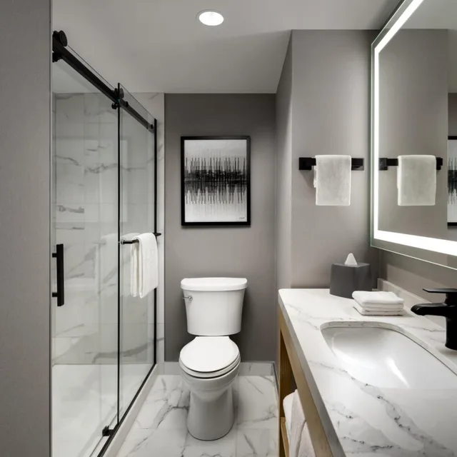 غرفة بسرير كينج وسريرين كوين، Hyatt Place Montreal - Downtown 4/5