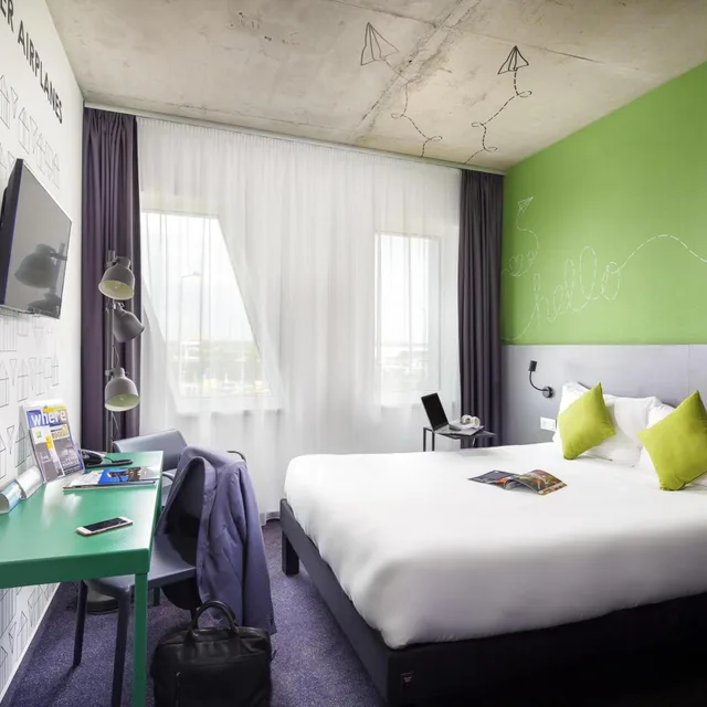 غرفة قياسية بسرير كينج، Ibis Styles Budapest Airport 1/3