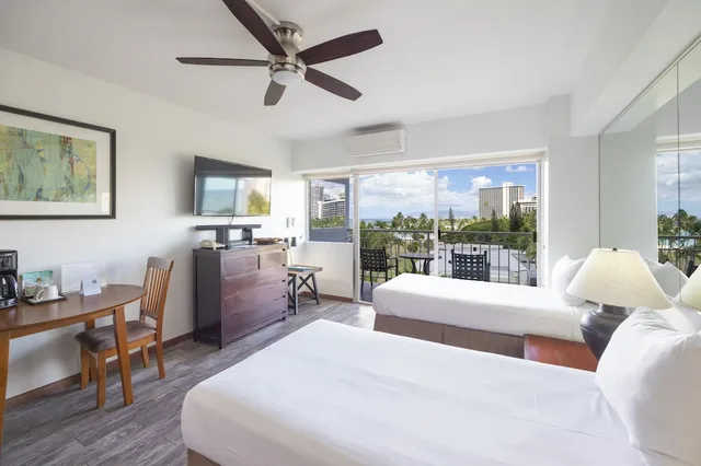 استوديو بسرير كوين بإطلالة على البحر، Waikiki Shore by OUTRIGGER 2/8