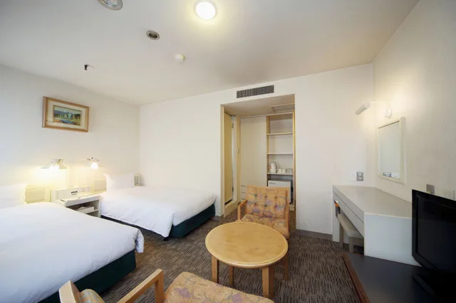 غرفة بسريرين منفصلين للمدخنين، Asahikawa Toyo Hotel 3/4